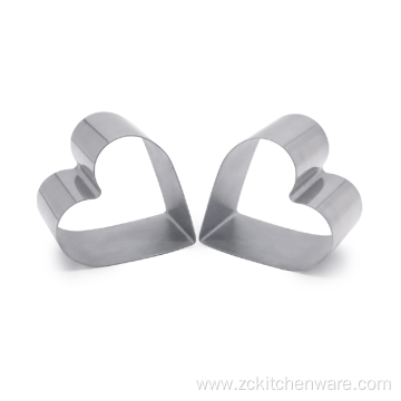 Baking Heart Shape Stainless Steel Muffin Pastry Rings